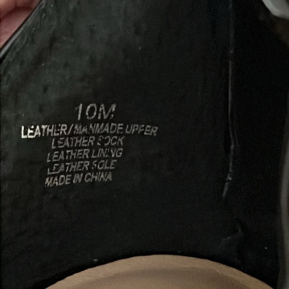 Antonio Melani black Carolita patent leather heels sandals chain detailing Sz 10 - Picture 7 of 7